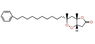 (3S,4S,6R)-4,6-Dimethyl-4-hydroxy-3,6-peroxy-16-phenylhexadecanoic acid 1,4-lactone